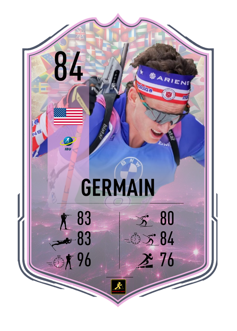 Maxime Germain - Lenzerheide 2025 World Championships Star - World Revelation - Biathlon Cards